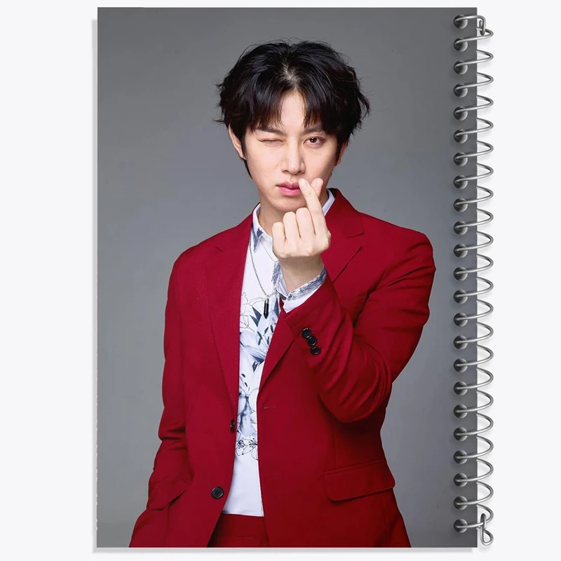 دفتر مشق 50 برگ خندالو مدل هیچول گروه سوپر جونیور Super Junior کد 21465