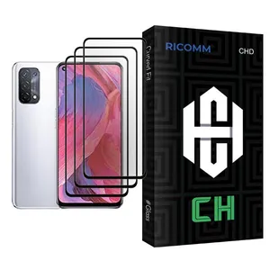 Ricomm CH Glass MIX003 Screen Protector For Oppo A74 5G Pack Of 3