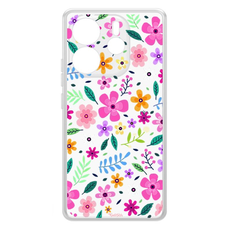 کاور طرح گل مناسب برای گوشی موبایل شیائومی Redmi Note 14 4G