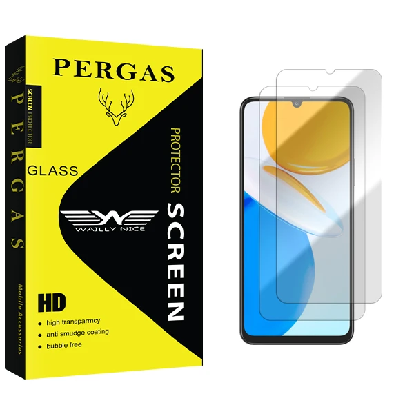 محافظ صفحه نمایش شیشه ای وایلی نایس مدل Pergas GlassMIX2106 مناسب برای گوشی موبایل آنر X7 بسته دو عددی
