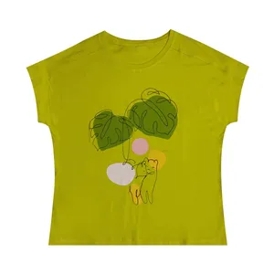 تیشرت آستین کوتاه زنانه مدل لاور کت