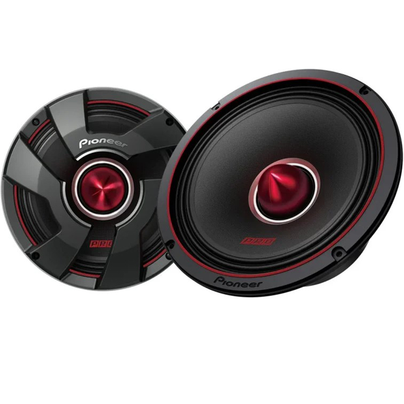 میدبیس پشت خودرو پایونیر مدل TS-M801PRO سایز 8 اینچ بسته دو عددی