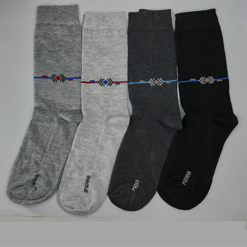 جوراب مردانه پاسارگاد مدل تک خط  کد 596 مجموعه 4 عددی