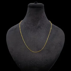 زنجیر میرو طلا 18 عیار زنانه ناریا مدل میورا کد S-45