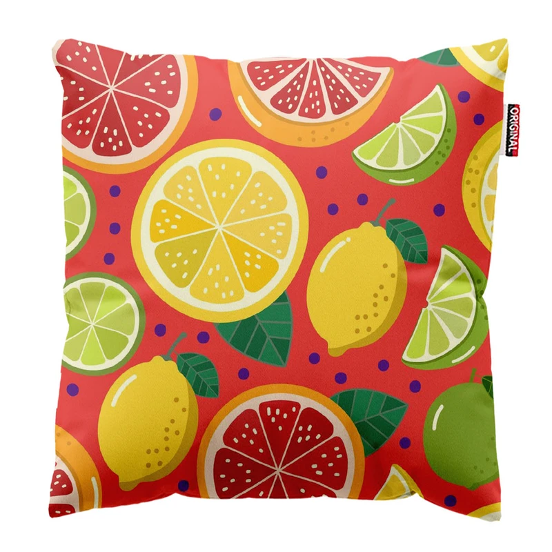 کوسن پاد آفرین طرح میوه سایز 30*30 سانتی متر کد 1183