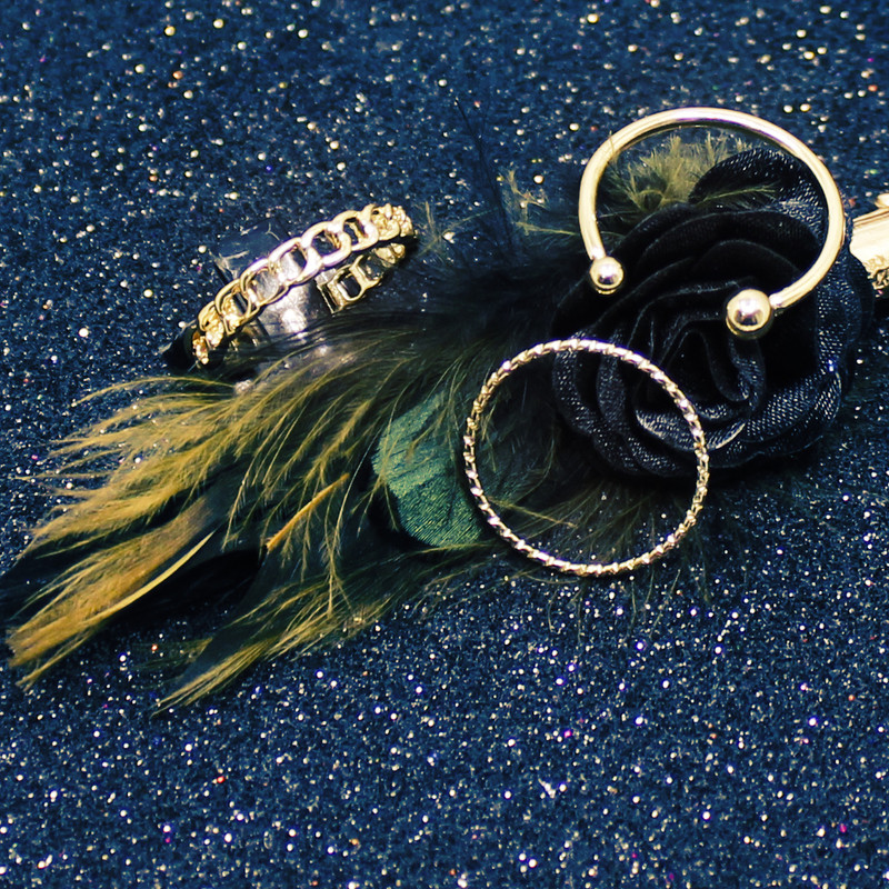 بند انگشتی زنانه کد 1065 مجموعه 3 عددی