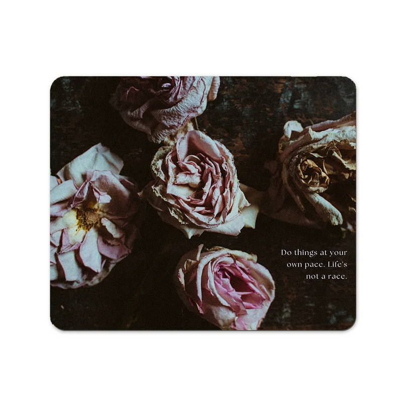 ماوس پد مدل انگیزشی طرح گلدار کد 146