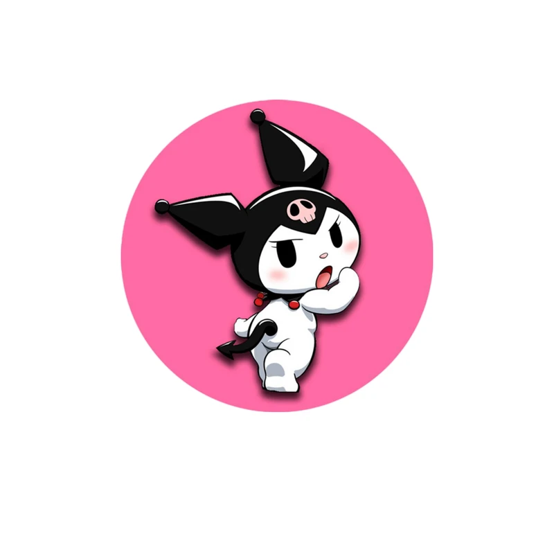 استیکر پارچه و لباس پاد آفرین مدل کارتونی کورومی kuromi کد 93