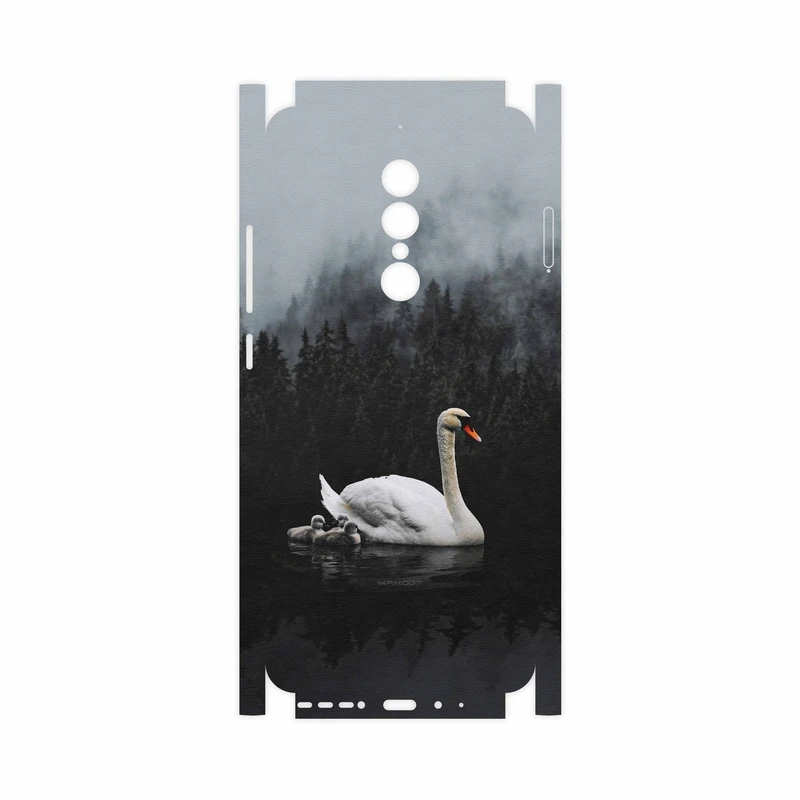 برچسب پوششی ماهوت مدل Swan Lake-FullSkin مناسب برای گوشی موبایل جی ال ایکس Shahin