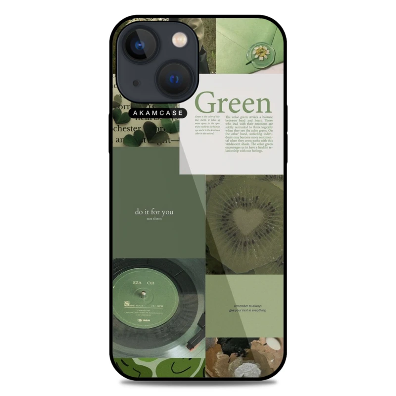 کاور آکام مدل AMC-WA13M-GREEN-22 مناسب برای گوشی موبایل اپل iPhone 13 Mini