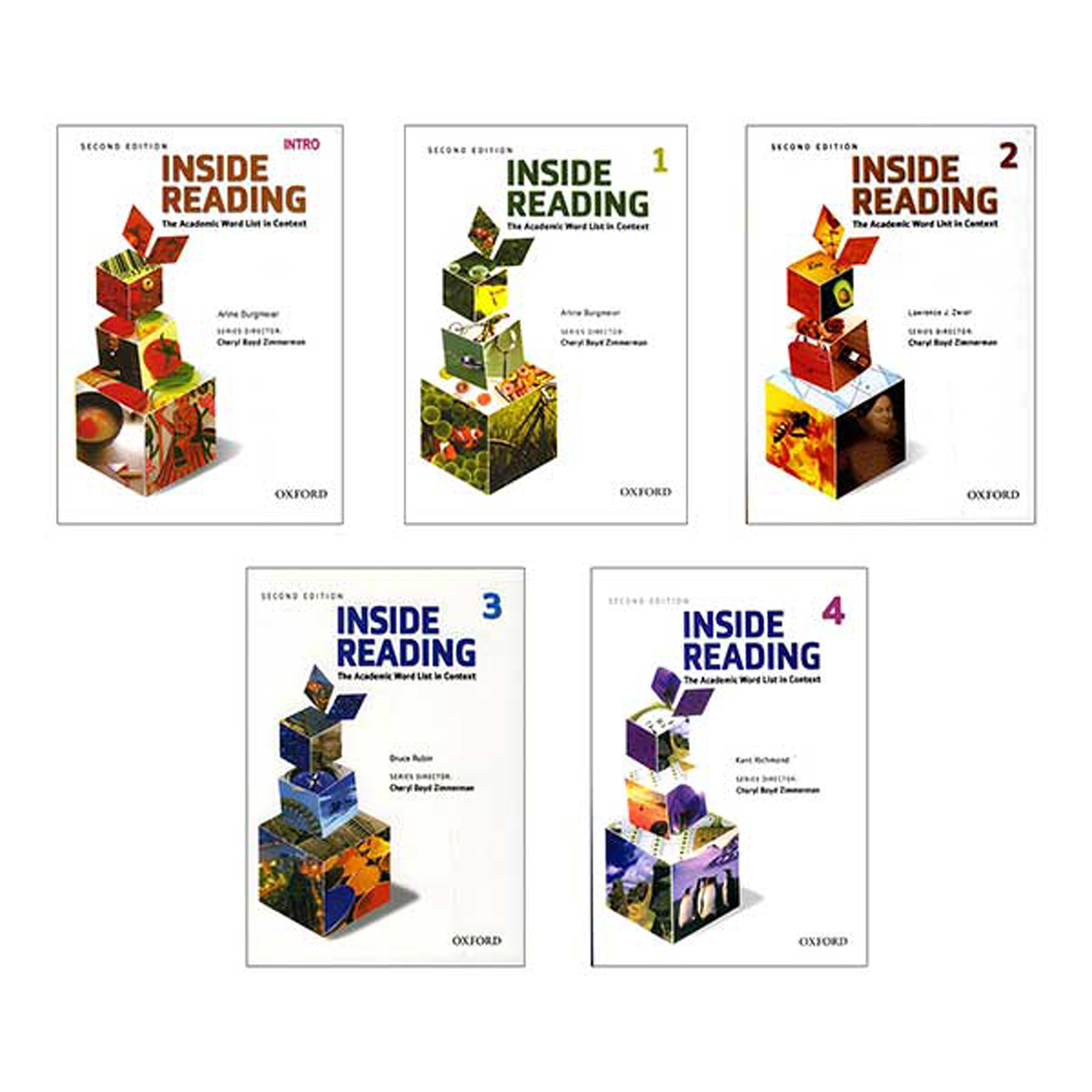 کتاب Inside Reading Second Edition اثر جمعی از نویسندگان انتشارات هدف نوین 5 جلدی