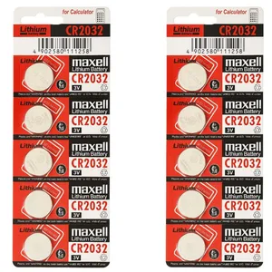 باتری سکه ای مکسل مدل CR-2032 بسته 10 عددی