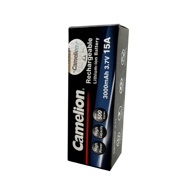 باتری لیتیوم یون کملیون مدل 18650 کد INR ظرفیت 3000 میلی آمپرساعت