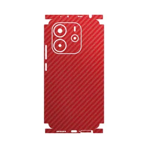MAHOOT Red-Fiber-FullSkin Cover Sticker for Xiaomi Redmi Note 14 4G