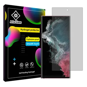 Arka Glass Tough model transparent screen protector suitable for Samsung Galaxy S22 Ultra 5G Mobile phone
