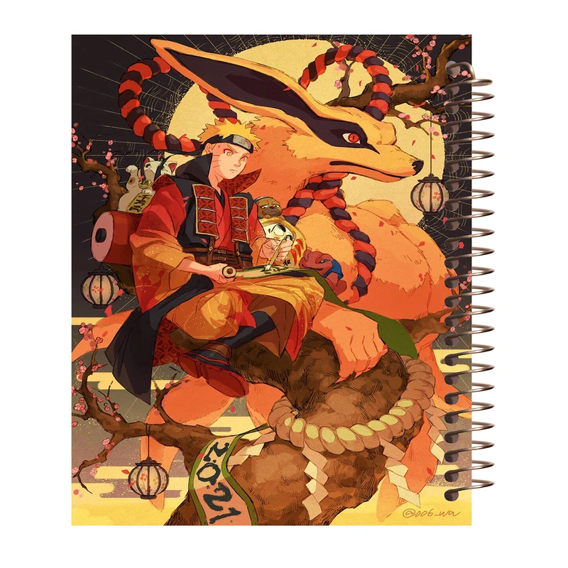 دفتر مشق 80 برگ طرح انیمه  ناروتو کد J188