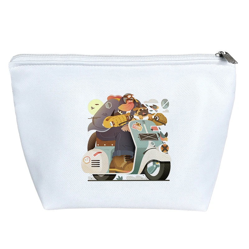 کیف لوازم آرایش دخترانه خندالو مدل جهانگرد کد H1962