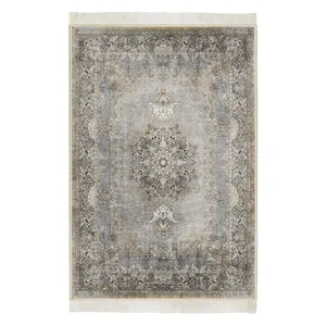 فرش ماشینی هانوکس مدل مدرن طرح بامی کد HAM.357.4