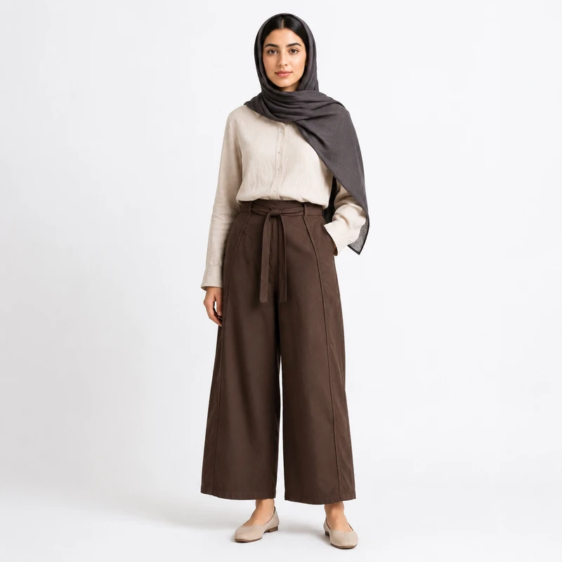 شلوار فول بگ زنانه مدل 16242