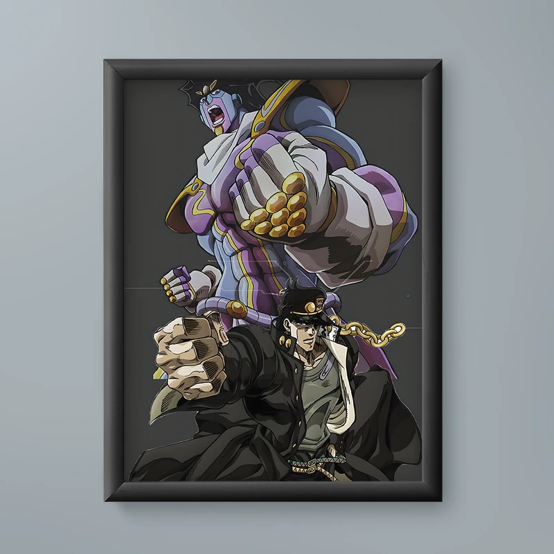 تابلو مدل انیمه جوتارو کوجو جوجو Joutarou Kuujou JoJo anime 06