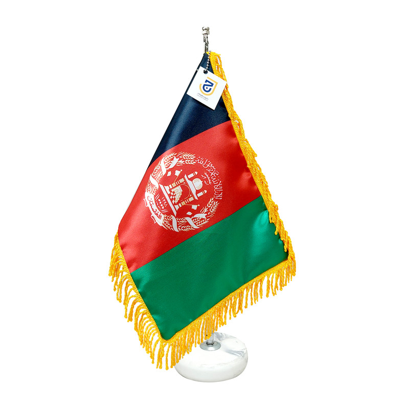 پرچم رومیزی جاویدان تندیس پرگاس مدل افغانستان کد 1