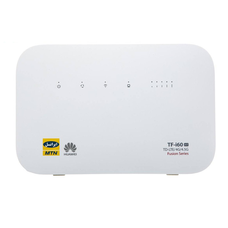 مودم 4G/TD-LTE ایرانسل مدل TF-i60 H1 به همراه سیم کارت TD-LTE و آی سیم ایرانسل و 20 گیگابایت اینترنت شش ماهه