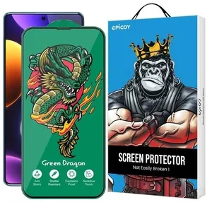 Epicoy Green Dragon ExplosionProof Screen Protector For Redmi Note 12 Turbo/ Note 12 Pro 5G/ Note 12 Explorer/ Note 12 Discovery/ Note 12 Pro Speed