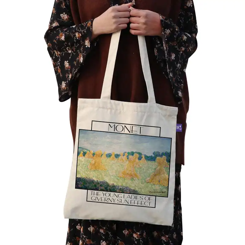 ساک خرید ترمه طراحان ایده مدل خانم های جوان ژیورنی از مونه کد 0195 - S