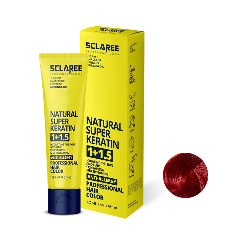  رنگ مو اسکلاره شماره 6.44 حجم 120 میلی لیتر رنگ بلوند پاییزی تیره