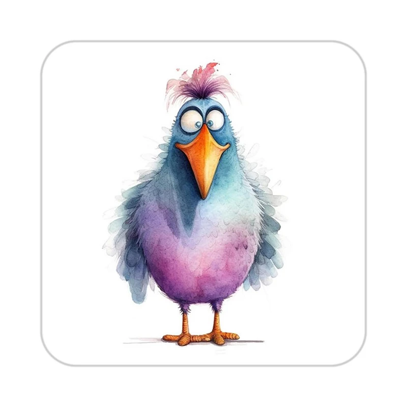 زیر لیوانی کاکتی طرح حیوانات رنگی مدل mp25680