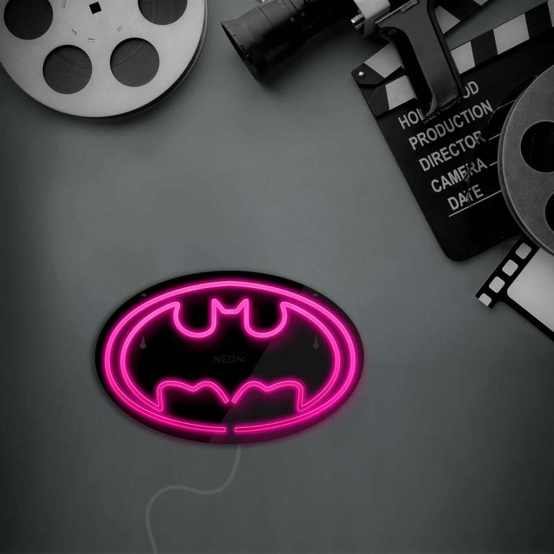 چراغ دیواری نئون دیزاین طرح Batman-BL_PN