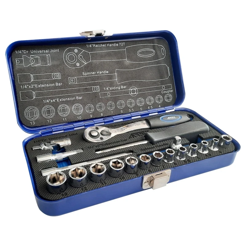 آچار بکس اپکس مدل AJ-APX-1520 مجموعه 20 عددی