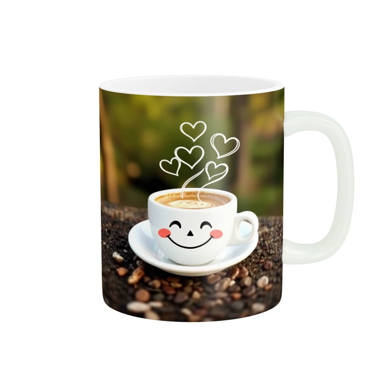 ماگ پاد آفرین طرح قهوه کد 4021