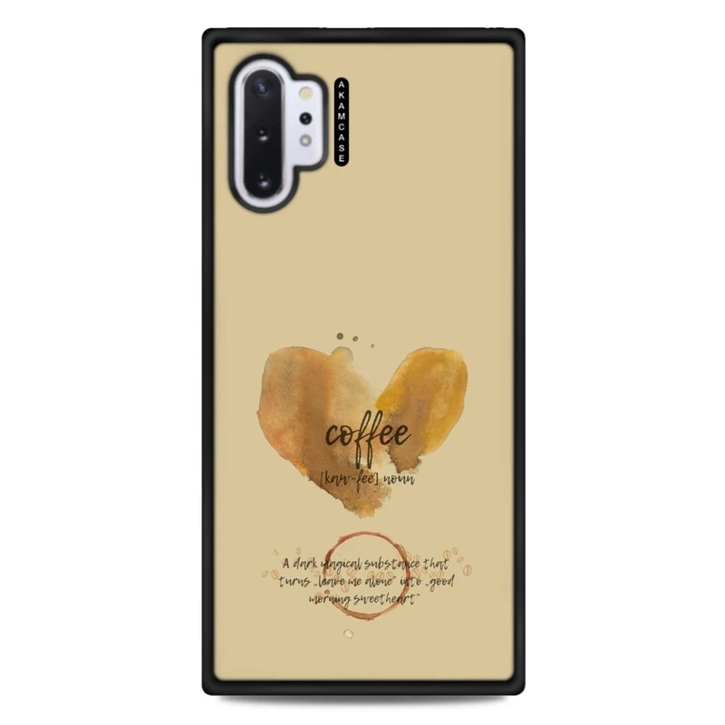 کاور آکام مدل AMC-WSGN10P-COFFEE-15 مناسب برای گوشی موبایل سامسونگ Galaxy Note 10 Plus