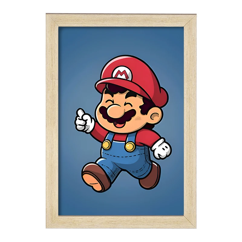 تابلو خندالو مدل سوپر ماریو (Super Mario) کد F9424