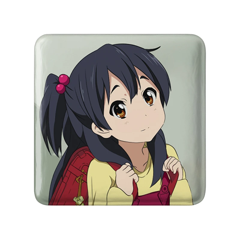 مگنت خندالو طرح انکو انیمه فروشگاه تاماکو Tamako Market  مدل مربعی کد 22484