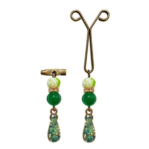 ست گل سینه و گیره روسری کد PM 407