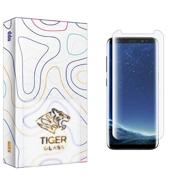 محافظ صفحه نمایش تایگر گلس مدل APL2 UV_NEW مناسب برای گوشی موبایل سامسونگ Galaxy S8 Plus