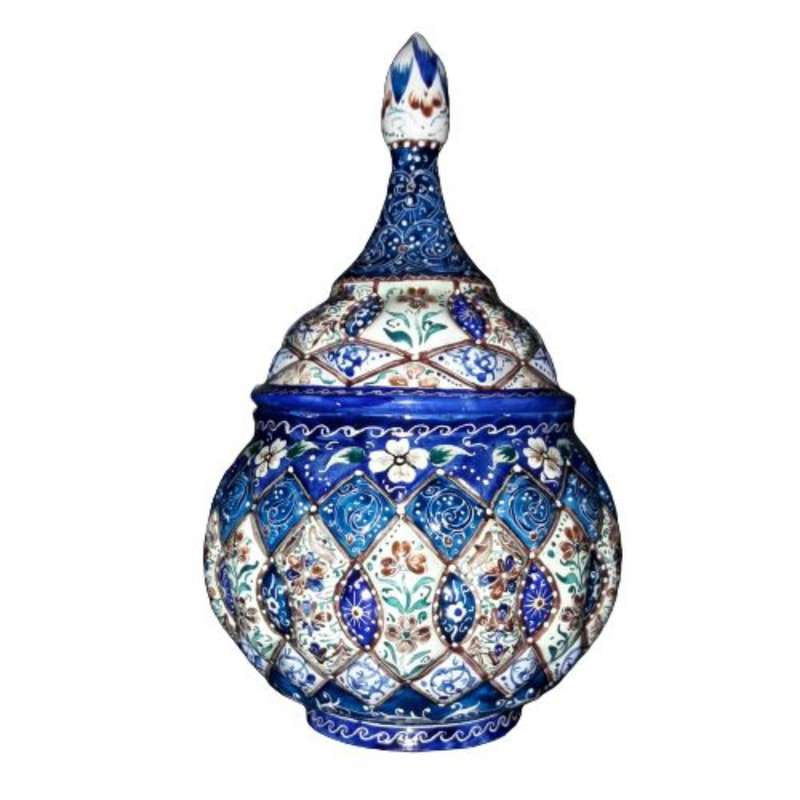قندان میناکاری طرح اسلیمی