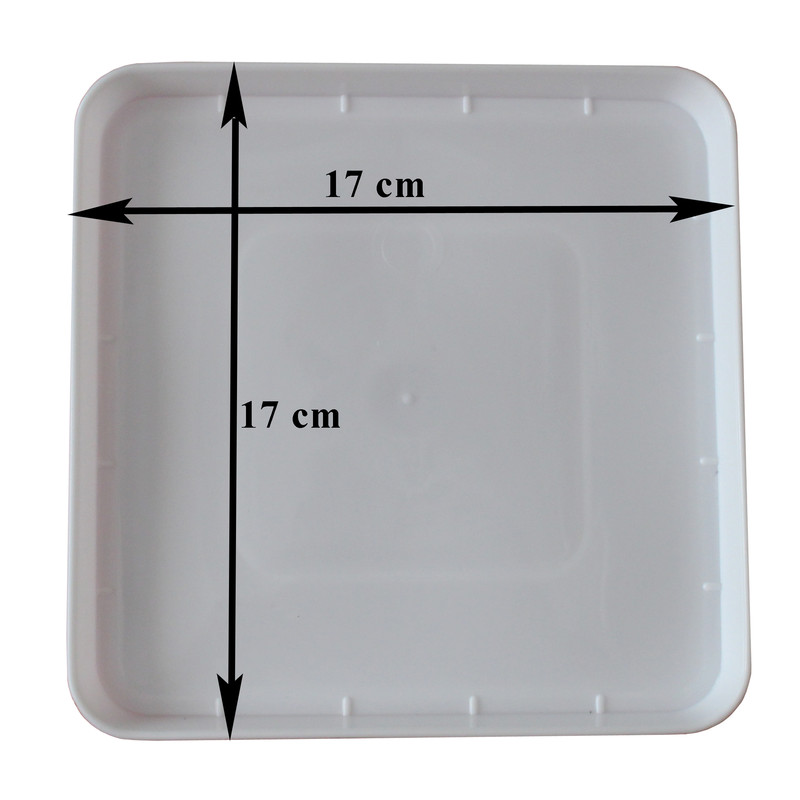 زیرگلدانی مدل مربع کد Sq17-3 مجموعه 3 عددی