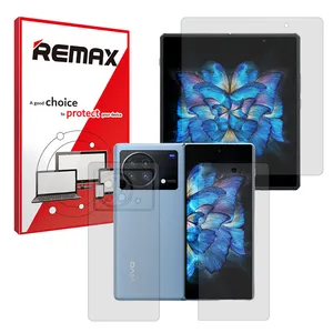 Remax Resistant model transparent screen protector suitable for Vivo X Fold mobile phone along with back protector