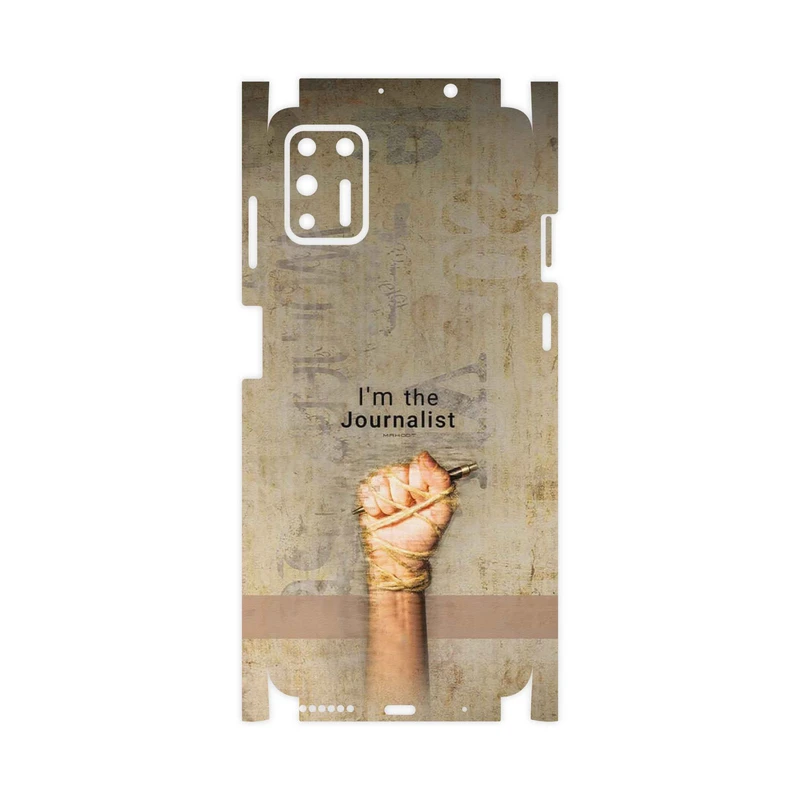 برچسب پوششی ماهوت مدل Journalist-FullSkin مناسب برای گوشی موبایل موتورولا Moto G9 Plus