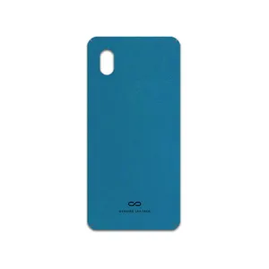 MAHOOT Blue-Leather Cover Sticker for Samsung Galaxy A01 Core