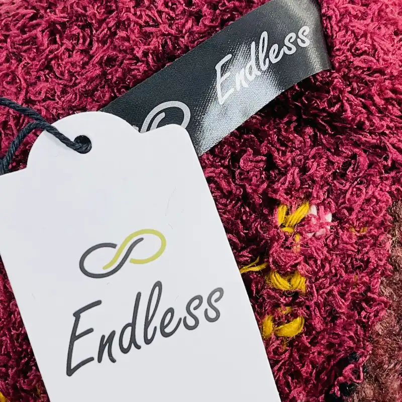 کلاه بافتنی بچگانه اندلس مدل 184021 رنگ آجری