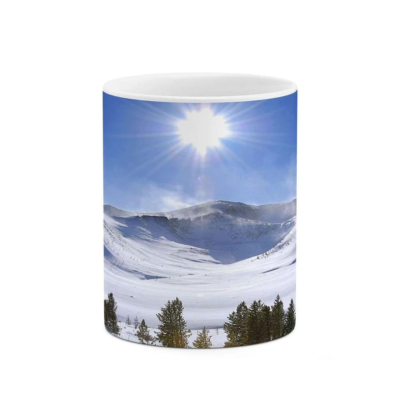 ماگ کاکتی مدل منظره برفی کد mgh15003