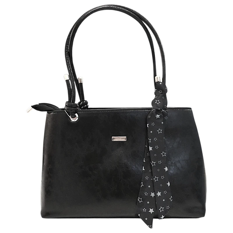 کیف دوشی زنانه مدل سنگی طرح طنابی آویز پارچه