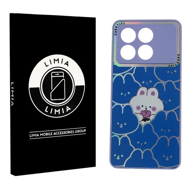 کاور لیمیا مدل فانتزی لنزدار طرح عروسکی شبرنگی مناسب برای گوشی موبایل شیائومی Redmi Poco X6 Pro