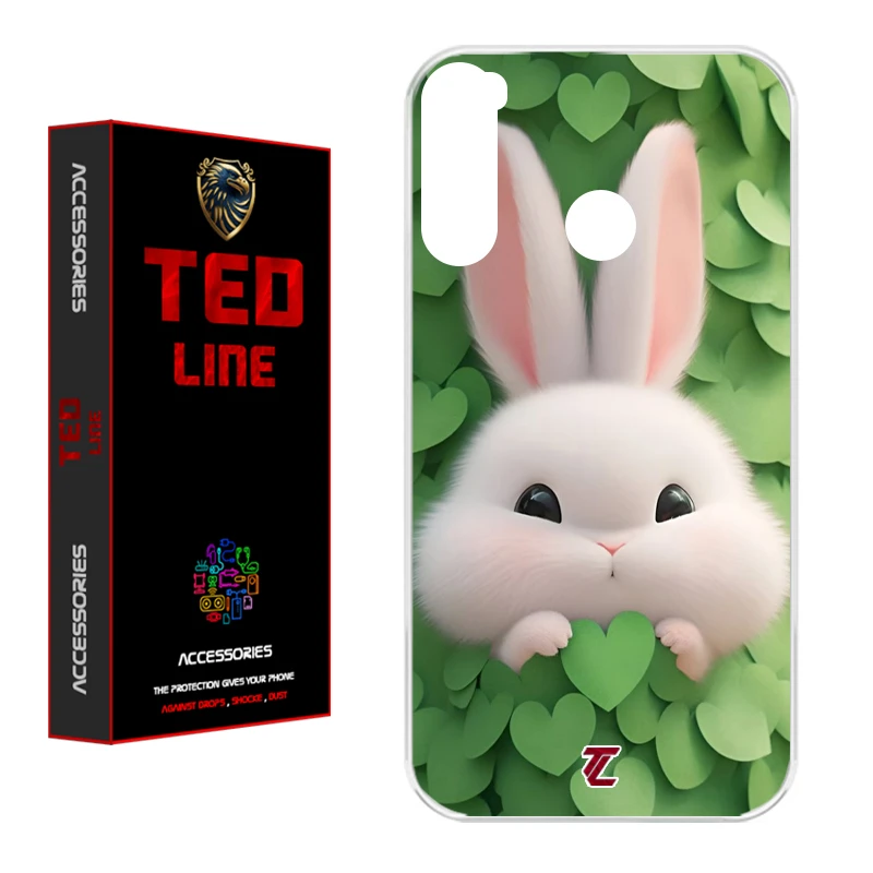 کاور تد لاین طرح خرگوش پشمالو 1109 مناسب برای گوشی موبایل شیائومی Redmi Note 8
