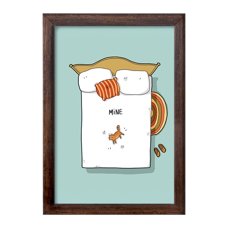 تابلو خندالو طرح گربه Cat  کد 23292