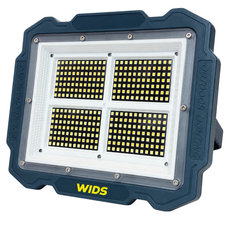 پروژکتور شارژی و خورشیدی 350 وات ویدز مدل 3PANEL SOLAR